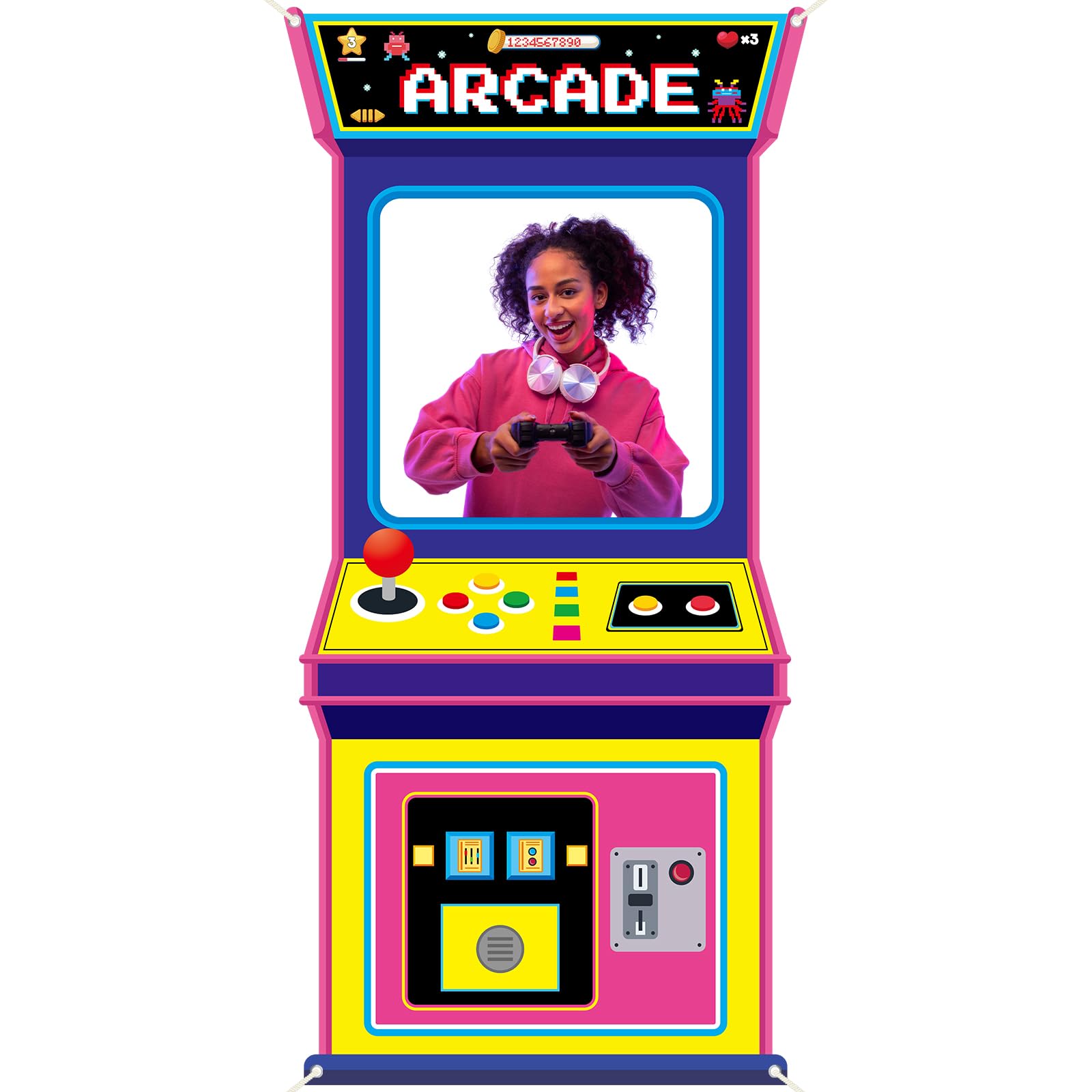 Game Retro Gaming - Retro Video Oyunları Kumaş Arcade Oyunu