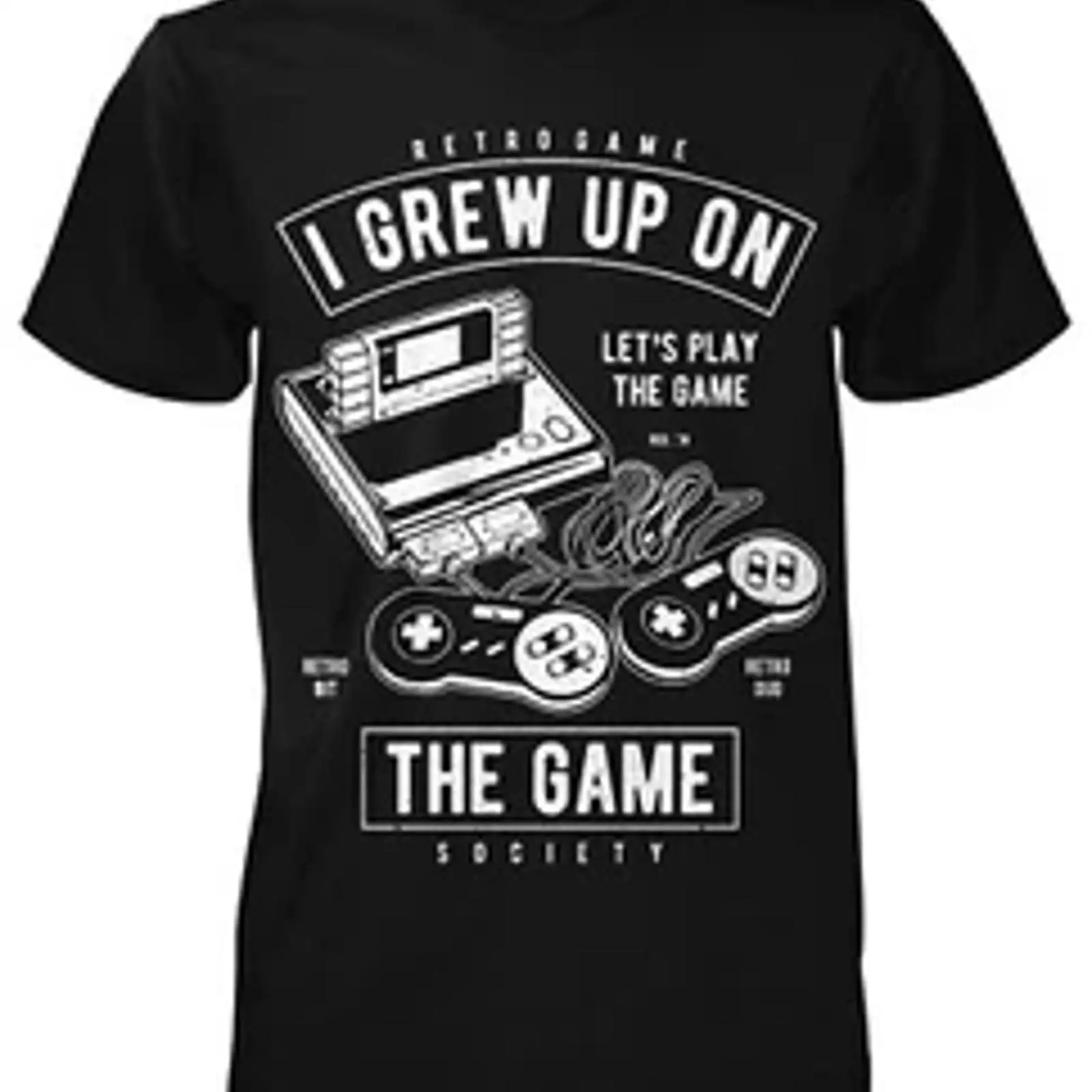 Retro Gaming On - Oyun Topluluğunda Büyüdüm Tişört Oyuncu Retro