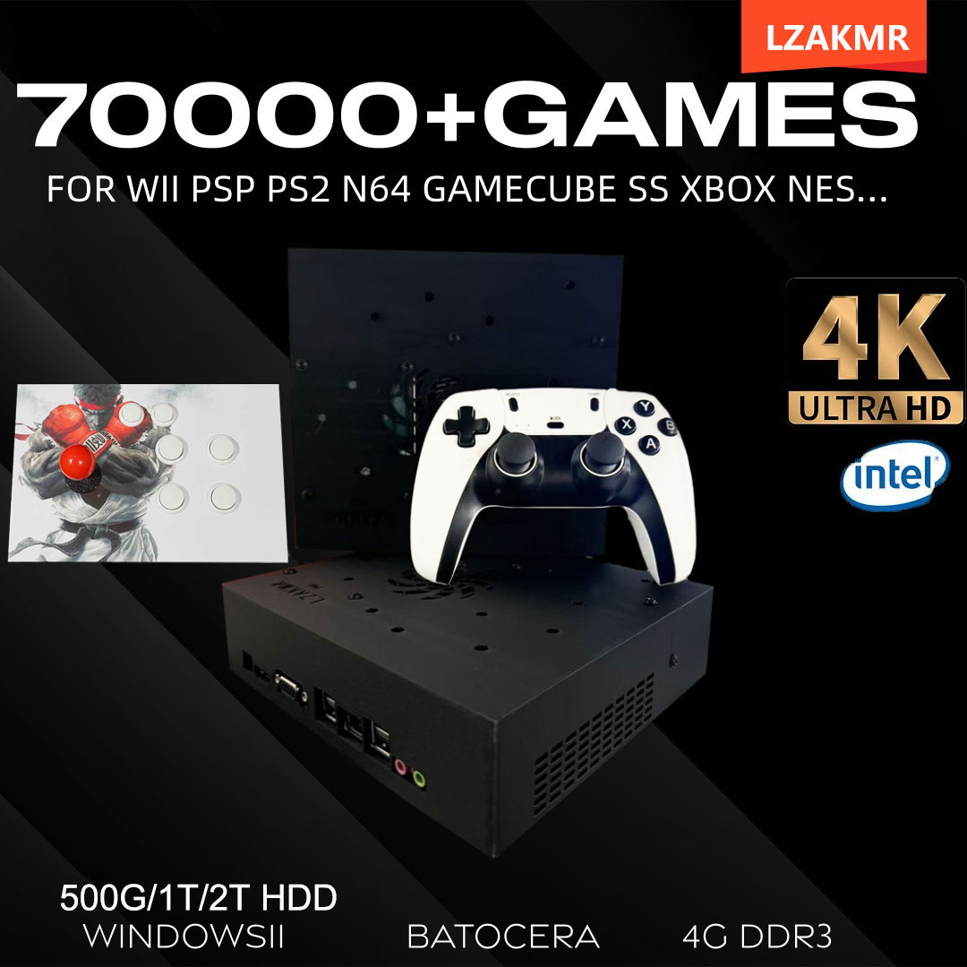 Retro Gaming On - Retro Oyun Konsolu 70000+ Oyun 2TB