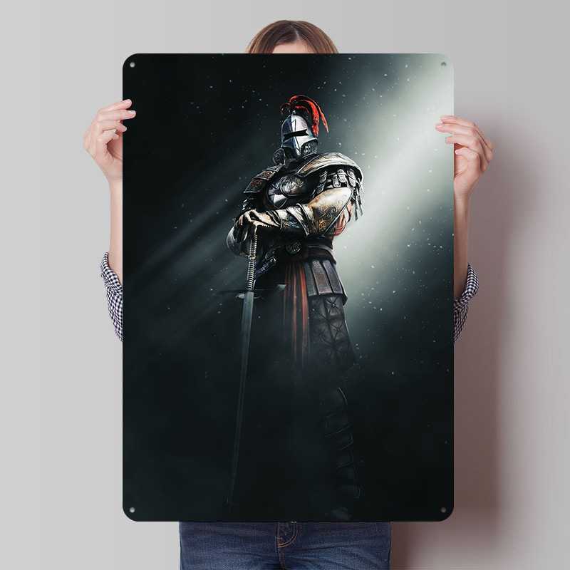 Retro Gaming Bar - Oyun Spartan Gladyatör Posteri Özelleştirilmiş Vintage