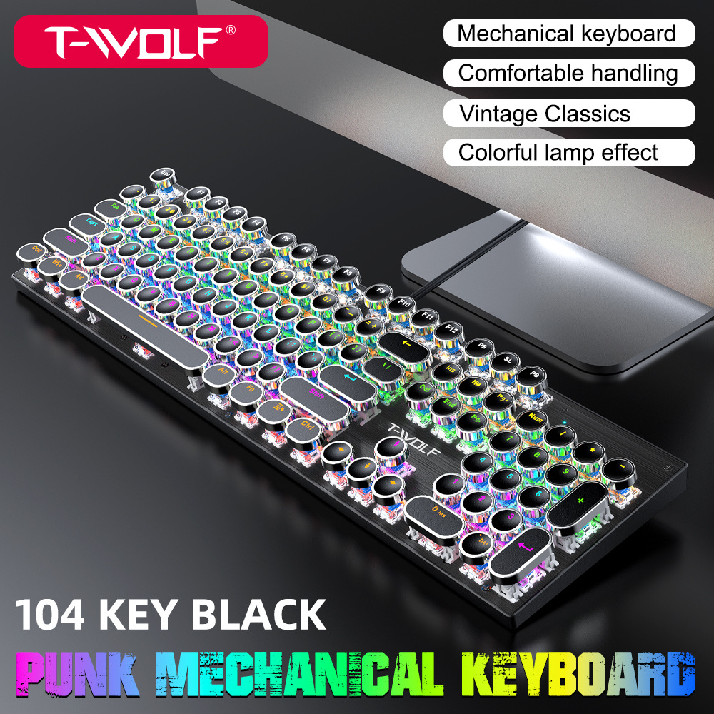 T75 Retro Punk Mekanik Klavye  - Retro Gaming Tablet incelemesi ve fiyatı
