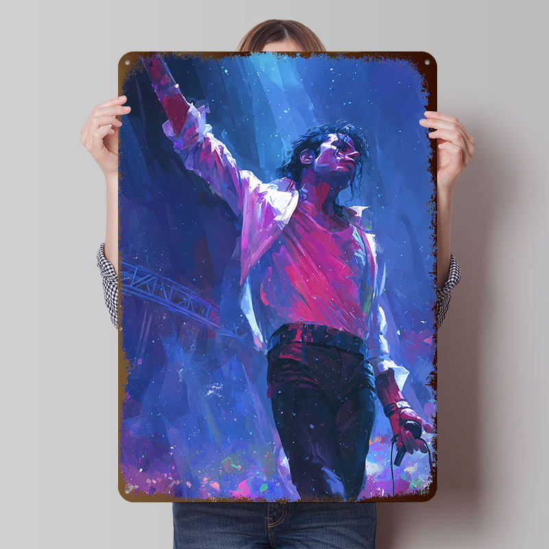 Michael Jackson sahnede poster - Retro Gaming On incelemesi ve fiyatı