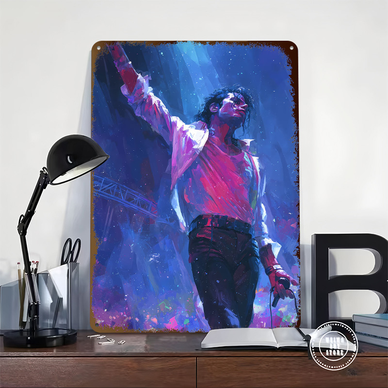 Michael Jackson sahnede poster - Retro Gaming On incelemesi ve fiyatı
