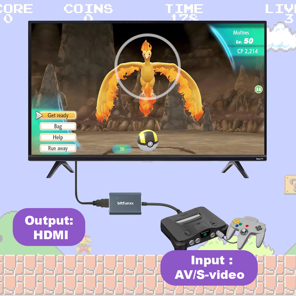 Bitfunx 720P Svideo / AV - HDM - Retro Gaming Video incelemesi ve fiyatı