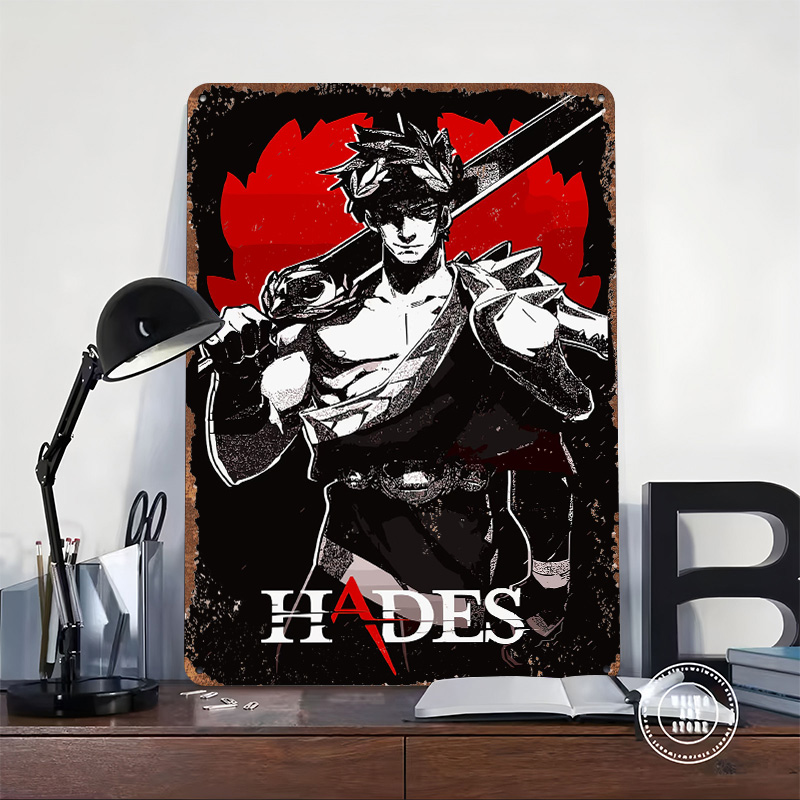 Hades Oyunu Metal Poster Özell - Retro Gaming Bar incelemesi ve fiyatı