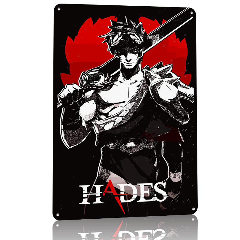 Hades Oyunu Metal Poster Özell - Retro Gaming Bar incelemesi ve fiyatı