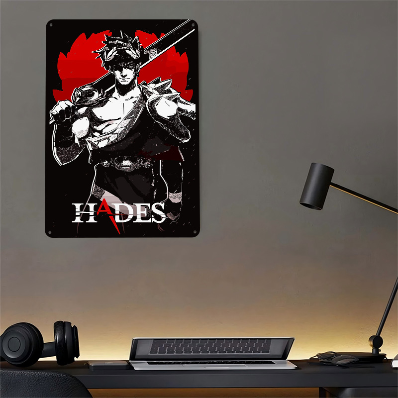 Hades Oyunu Metal Poster Özell - Retro Gaming Bar incelemesi ve fiyatı