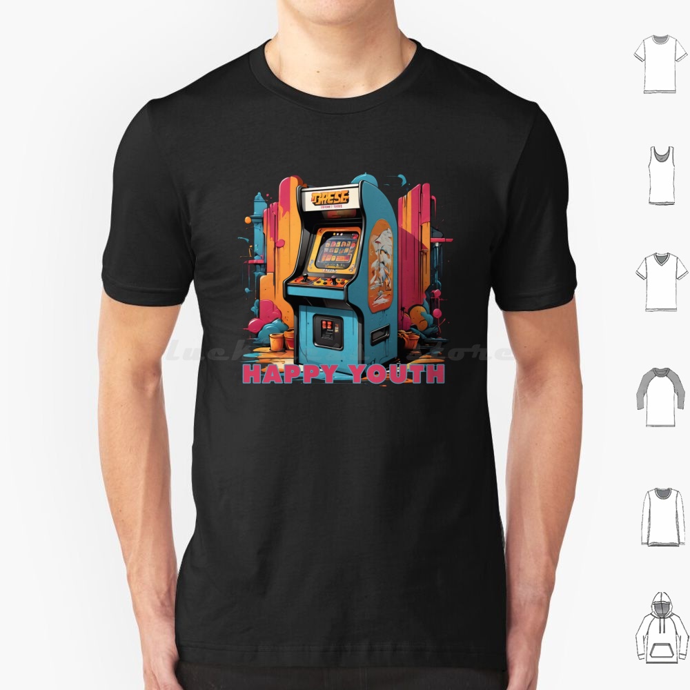 Mutlu Gençlik-Arcade Tişörtü E - Game Retro Gaming incelemesi ve fiyatı