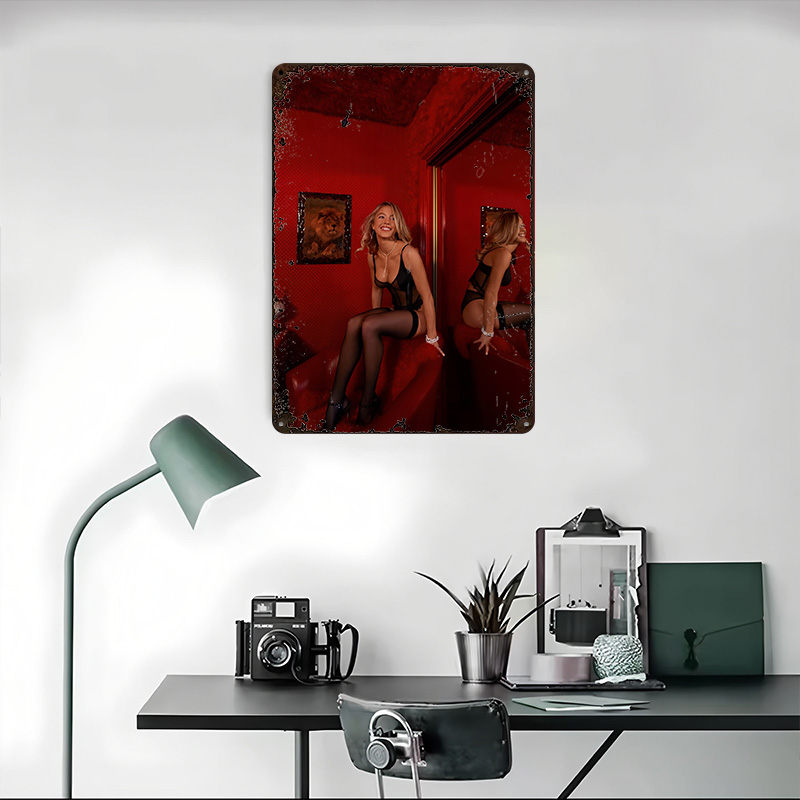 Kırmızı Metal Posterde Oturan  - Retro Gaming On incelemesi ve fiyatı
