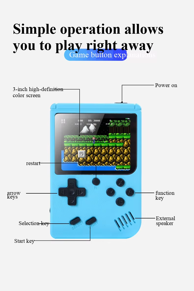 400'ü 1 Arada MİNİ Oyunlar El  - Retro Gaming Hdmi incelemesi ve fiyatı