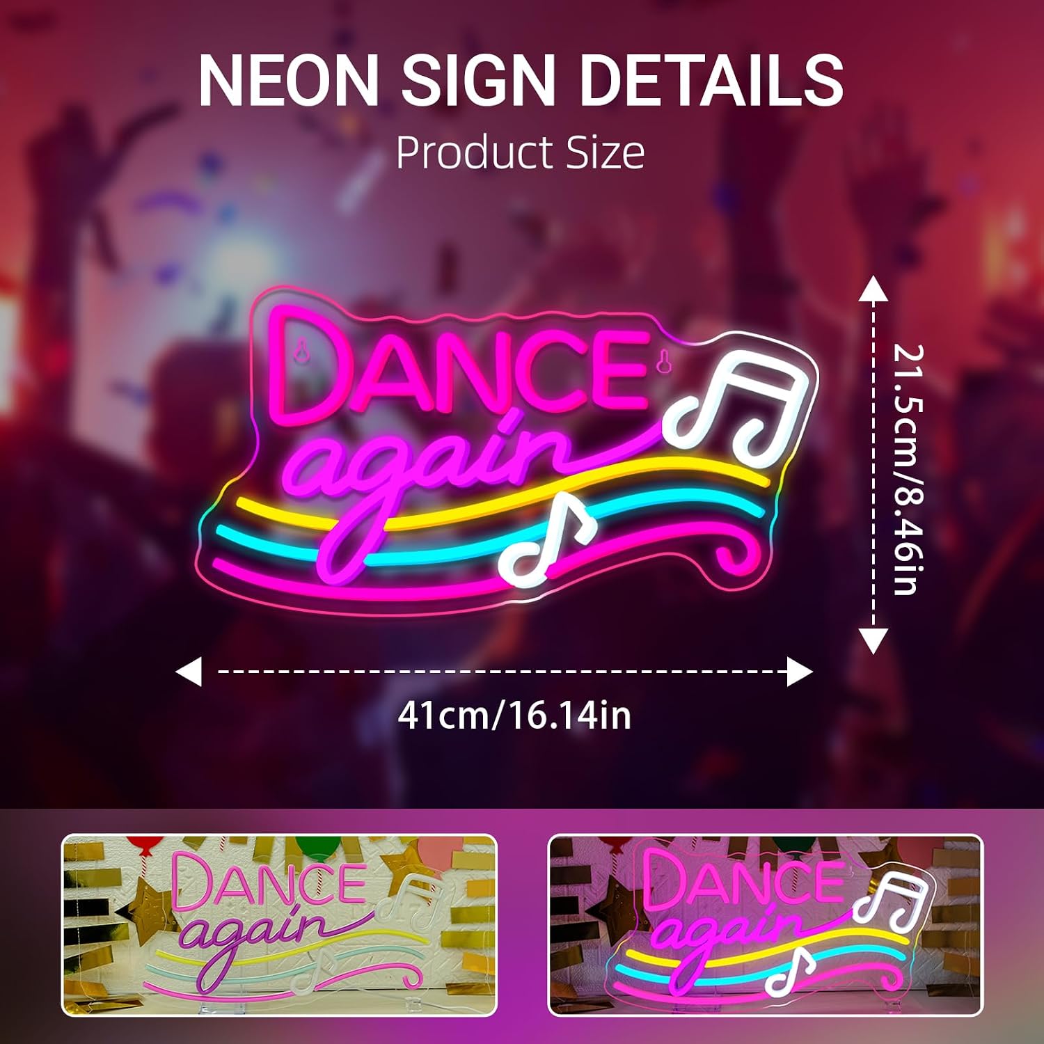 Dans Eden Neon Tabela USB Güçl - Retro Gaming Bar incelemesi ve fiyatı
