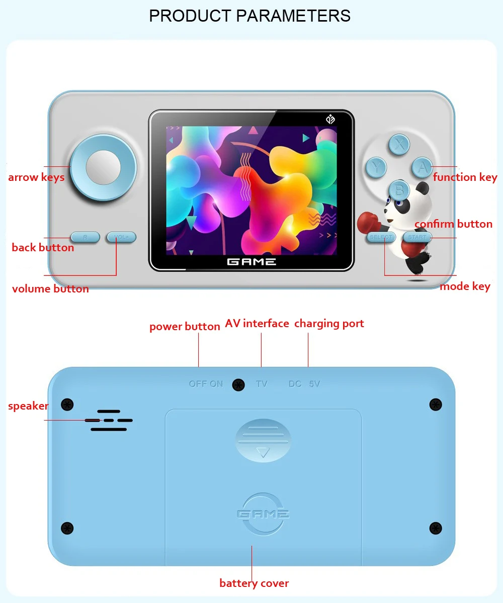 Yeni S5 Mini Retro Video Oyun  - Retro Gaming Tablet incelemesi ve fiyatı